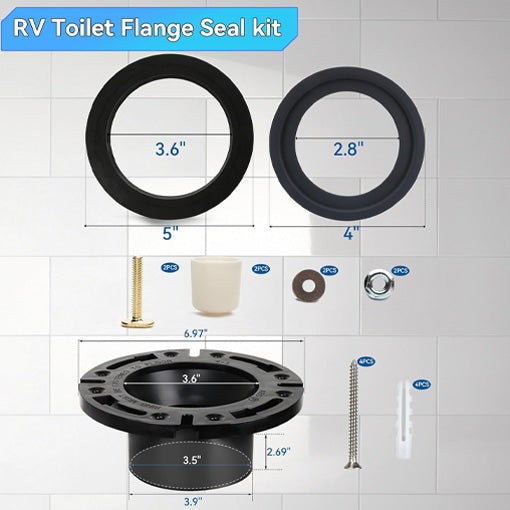 RV Toilet Flange Seal Kit
