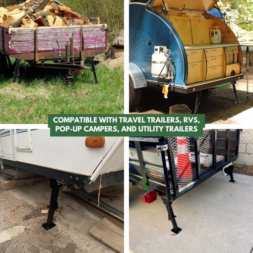 2-Pack Telescoping Trailer Stabilizer Jacks