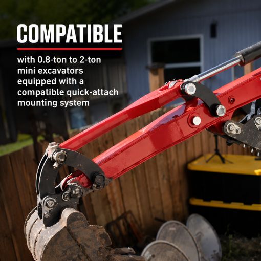 26" Mini Excavator Arm Extension Kit