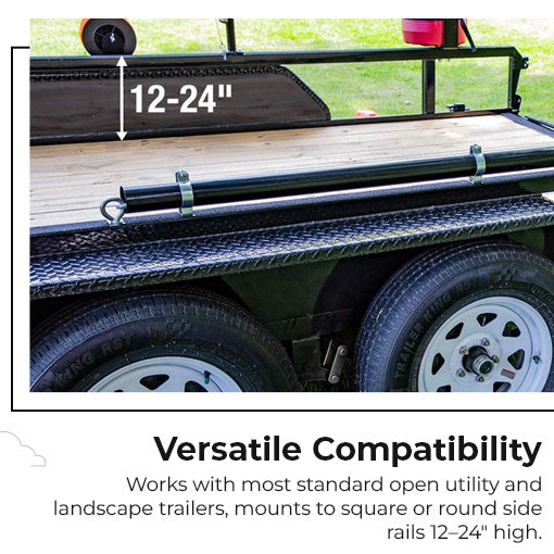 Heavy-Duty Open Trailer Tailgate Assist