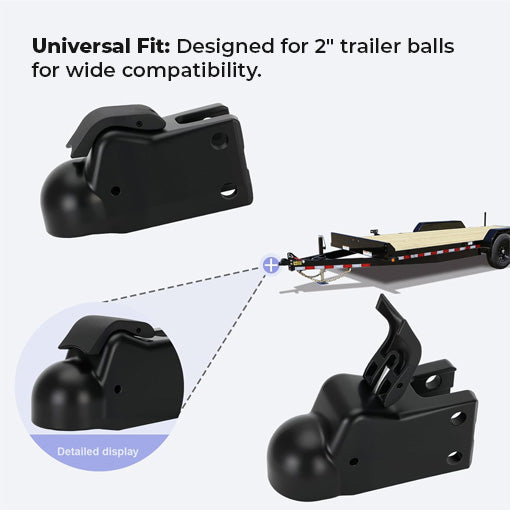 Easy Latch Hitch Ball Trailer Coupler