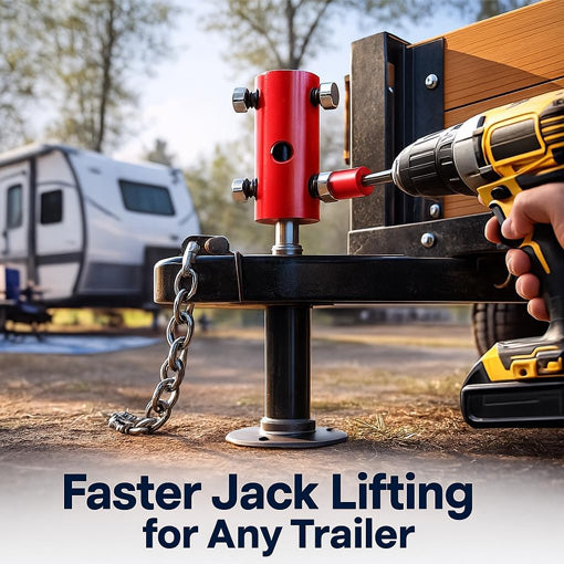 Easy-Crank Trailer Jack Drill Adapter