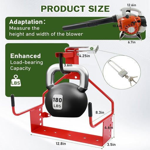 Handheld Blower Rack for Trailer