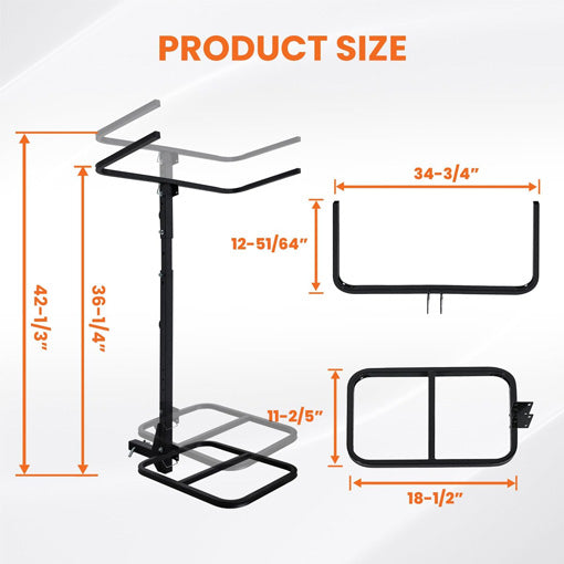 RV Hitch Mount Adjustable Kayak Rack