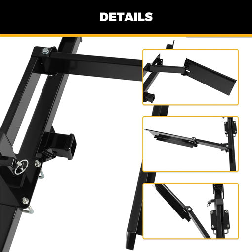 RV Bumper-Mounted Swing Arm Assembly