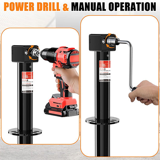 Upgraded 2-in-1 A-Frame Trailer Jack