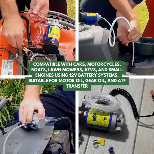 Lawn Mower Electric Oil Extractor Pump