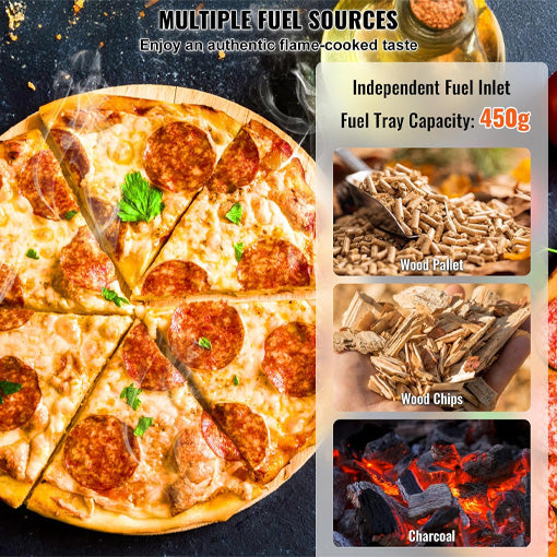 Portable Multi-Fuel Outdoor Pizza Oven
