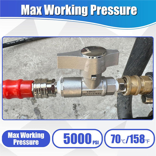 Pressure Washer Quick Connect Ball Valve