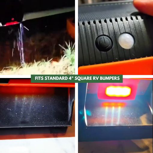 RV Bumper Cap Solar Light