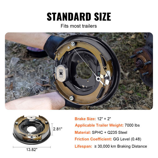 Self-Adjusting Electric Brakes Kit