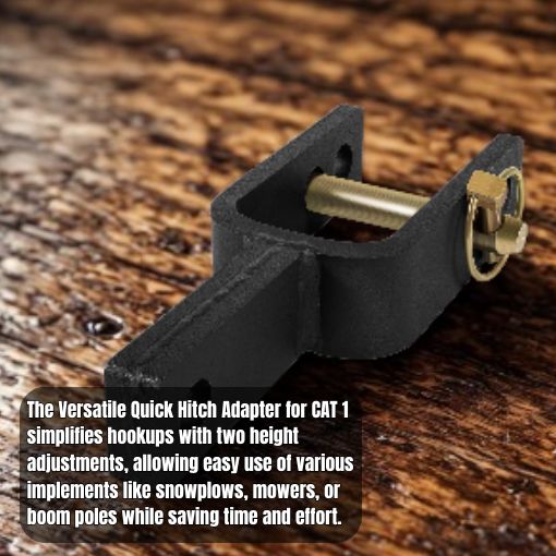 Versatile Quick Hitch Adapter for CAT 1