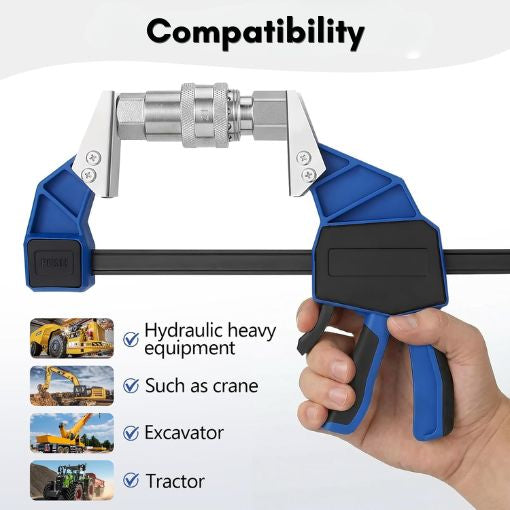 18-Inch Hydraulic Quick Coupler Hand Clamp