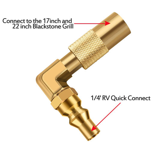 1/4" RV Propane Adapter For Grill