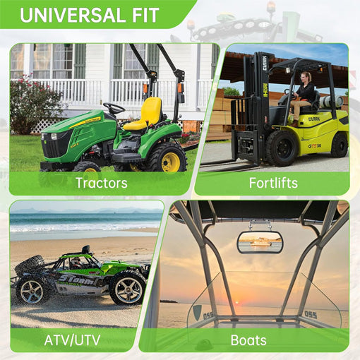 Universal Magnetic Tractor Rear-View Mirror