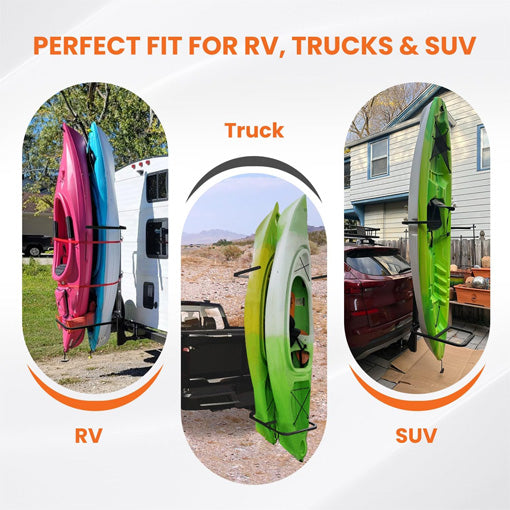 RV Hitch Mount Adjustable Kayak Rack