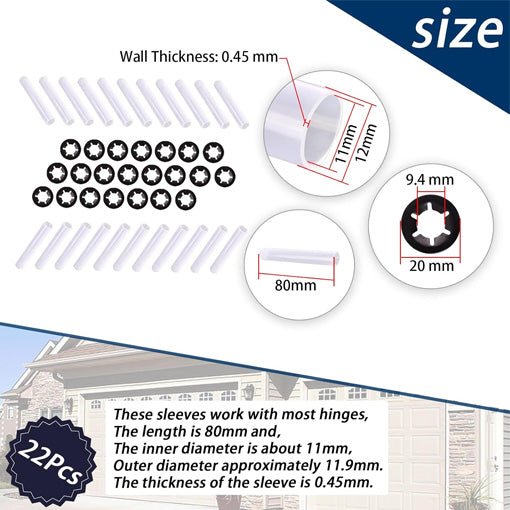 Garage Door Hinge Quiet Roller Sleeves