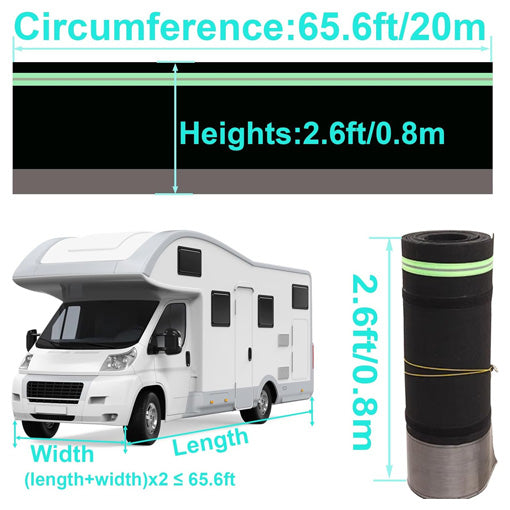 Easy Installation RV Skirting Kit