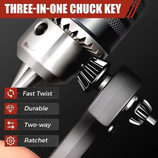 Drill Chuck Ratchet Wrench Kit