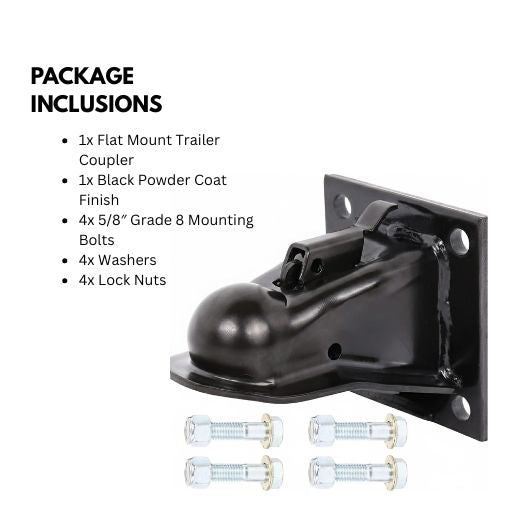 Flat Mount Trailer Coupler