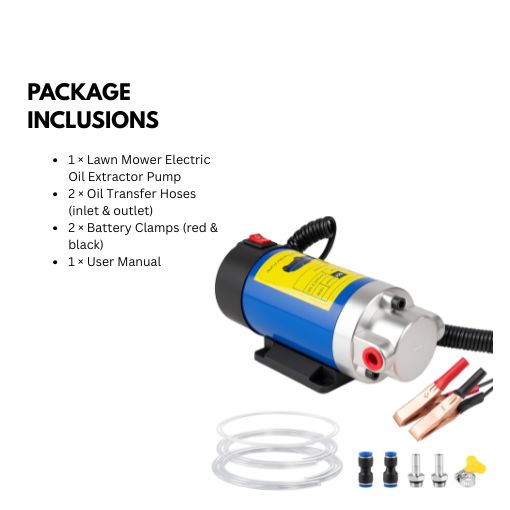 Lawn Mower Electric Oil Extractor Pump