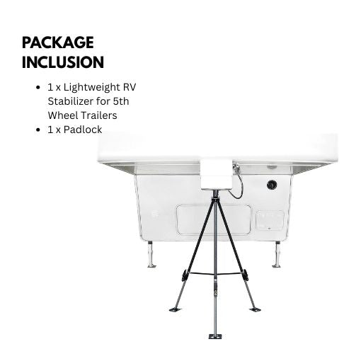 Lightweight RV Stabilizer for 5th Wheel Trailers