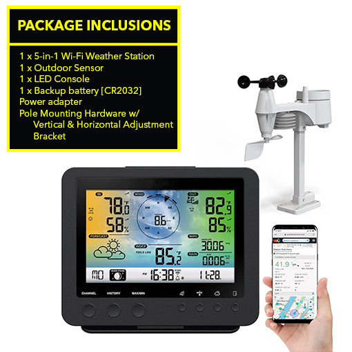 5-in-1 Wi-Fi Weather Station