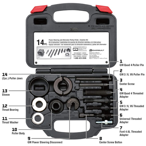 Pulley Remover & Installer Kit