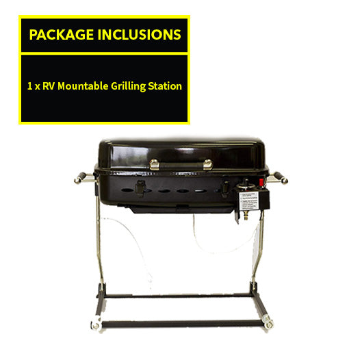 RV Mountable Grilling Station