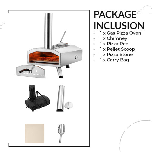 Portable Multi-Fuel Outdoor Pizza Oven
