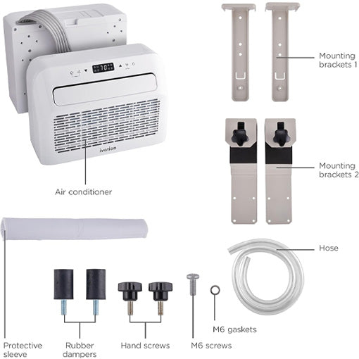 RV Camper Portable Over-the-Window Air Conditioner