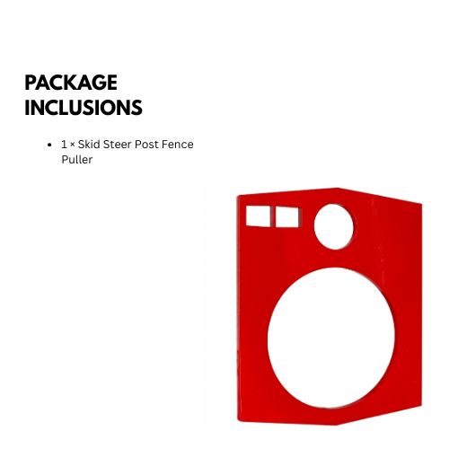 Skid Steer Post Fence Puller