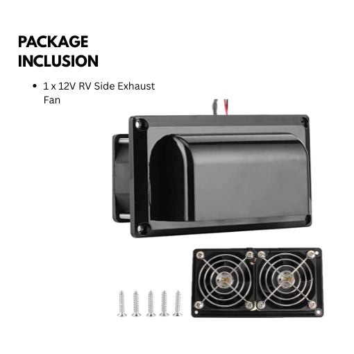 12V RV Side Exhaust Fan
