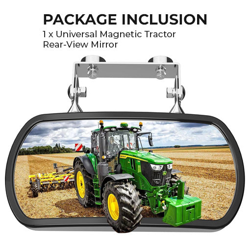 Universal Magnetic Tractor Rear-View Mirror