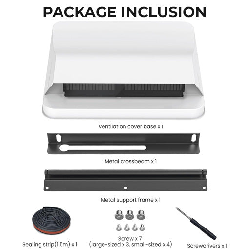 14-Inch Universal RV Roof Vent with Continuous Ventilation
