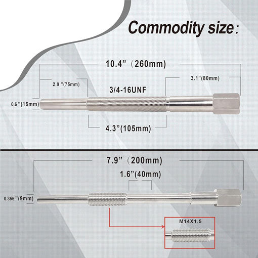 Universal Primary & Secondary Clutch Puller Tool Kit