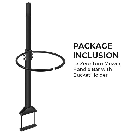 Zero Turn Mower Handle Bar with Bucket Holder