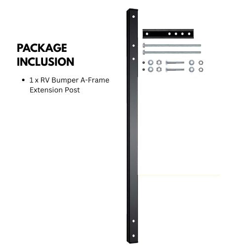 RV Bumper A-Frame Extension Post