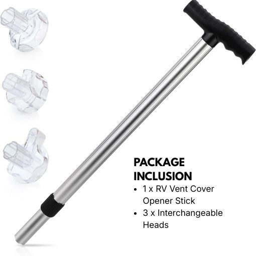 RV Vent Cover Opener Stick