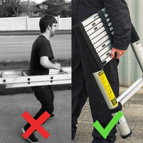 12.5 Ft. Aluminum Telescopic Ladder