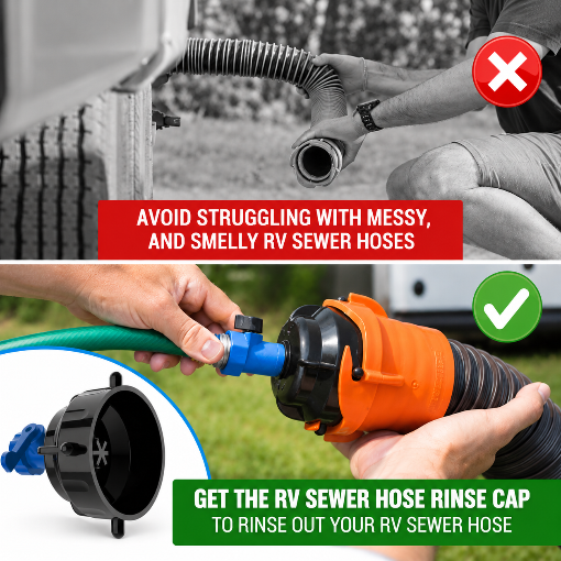 RV Complete Sewer Hookup & Cleanup Kit