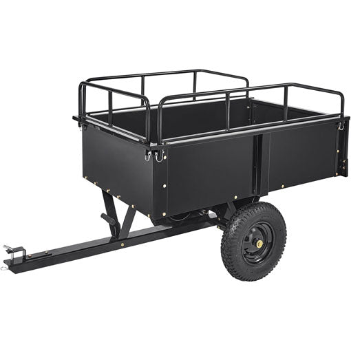 ATV Trailer Heavy Duty Steel Dump Cart