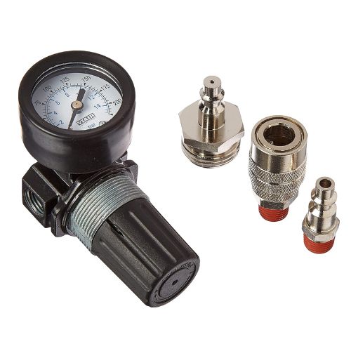 Quick Connect RV Winterization Blowout Kit with Pressure Regulator & Gauge