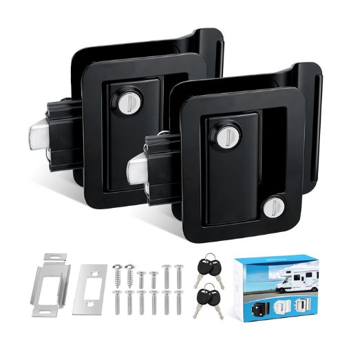 2-Pack RV Door Locks Replacement with Paddle Deadbolt