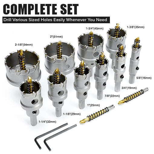 12PCS Hole Saw Kit