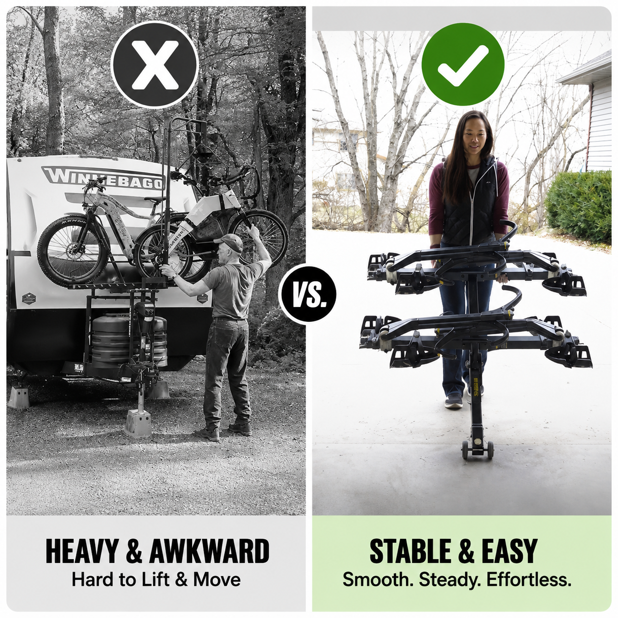 Easy Transport Hitch Rack Dolly