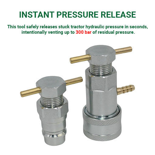 1/2-Inch Hydraulic Quick Coupling Pressure Decompression Tool