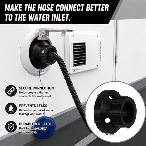2-Pack Hands-Free RV Fresh Water Tank Fill Hose Adapter