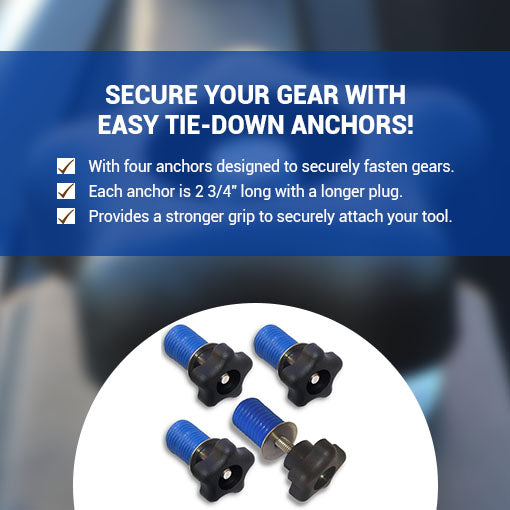 ATV Lock and Ride Knob Tie Down Anchor Kit