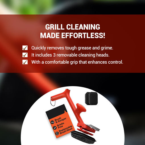 BBQ Grill Brush Bristle Free